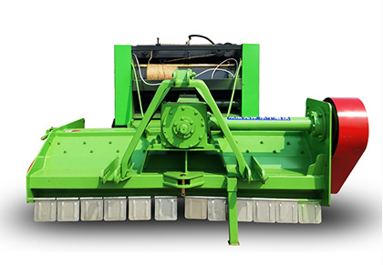 Straw crusher and baler